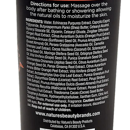 Orange Ginger Detox Body Lotion Multi-Pack - Lightweight, Non-Greasy Moisturizer, Improve Skin Tone+Texture Made W/Vitamin C, Sunflower + Almond + Avocado Oils 8 Oz (2 Pack)