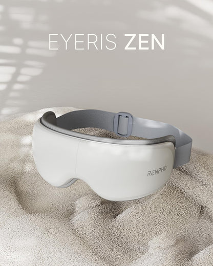 Ultra-Quiet Eye Massager with Heat, Valentine'S Day Birthday New Year Gifts, Lightweight Heated Eye Mask for Migraines, Face Massager for Dry Eyes Relax Reduce Strain Improve Sleep Eyeris Zen