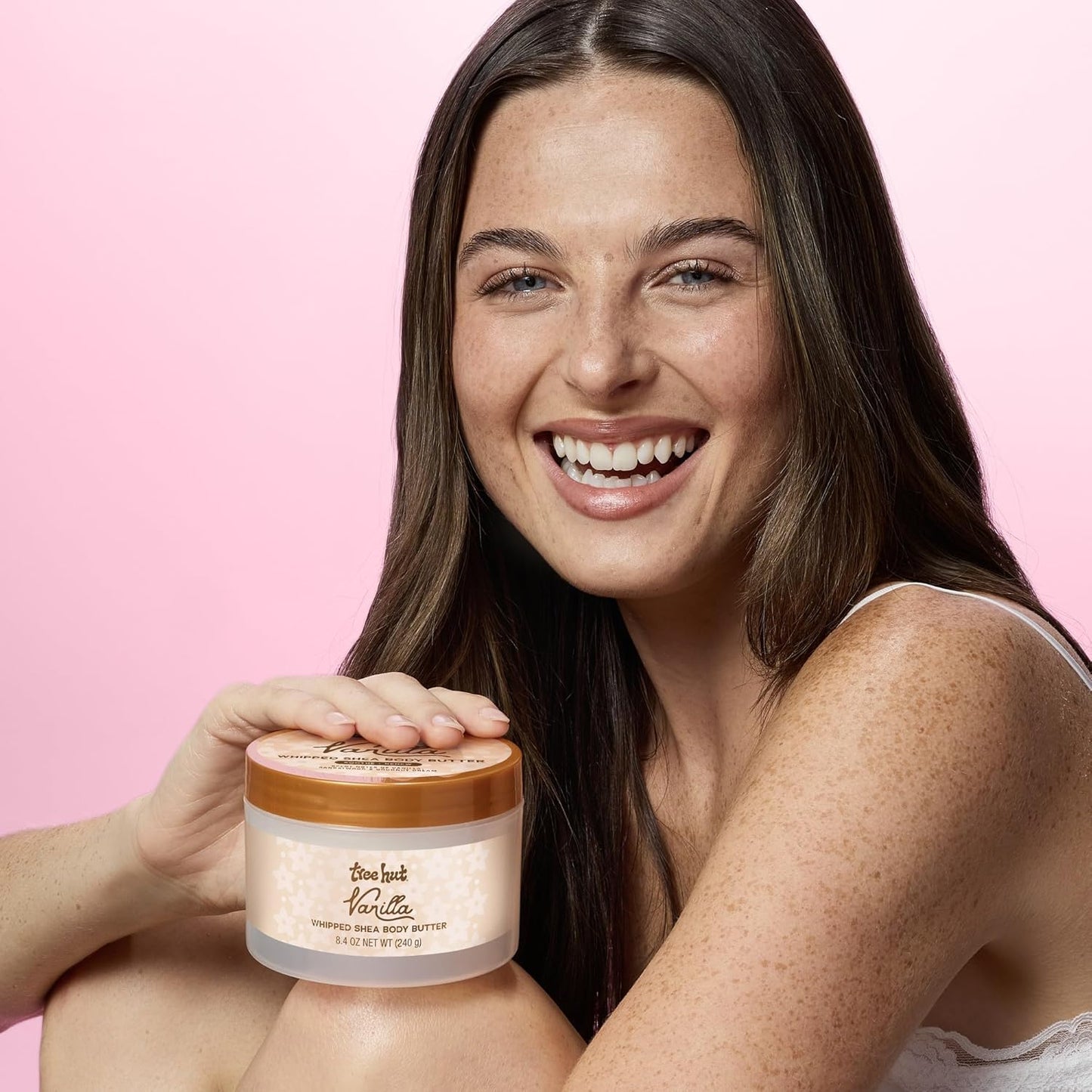 Vanilla Whipped Shea Body Butter, Long-Lasting Hydration for Soft, Smooth Skin, Nourishing Essential Body Care, Lightweight Moisturizer, 8.4 Fl Oz