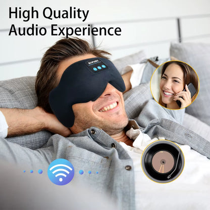 Bluetooth 5.3 Sleeping Mask with Wireless Headphones