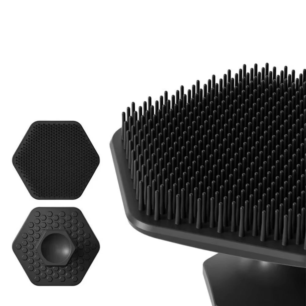 Facial Cleaning Brush Scrubber | Silicone Massage Face Scrub Brush for Men