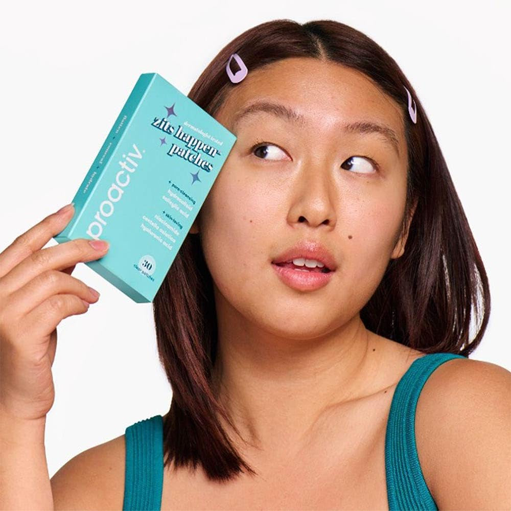 Zits Happen® Hydrocolloid Acne Patches- Pimple Patches for Face and Back Acne with Pore Cleansing Salicylic Acid- 30 Count