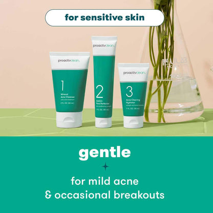 Salicylic Acid Face Wash, Benzoyl Peroxide Pore Minimizing Treatment-90 Day Complete Acne Skin Care Kit