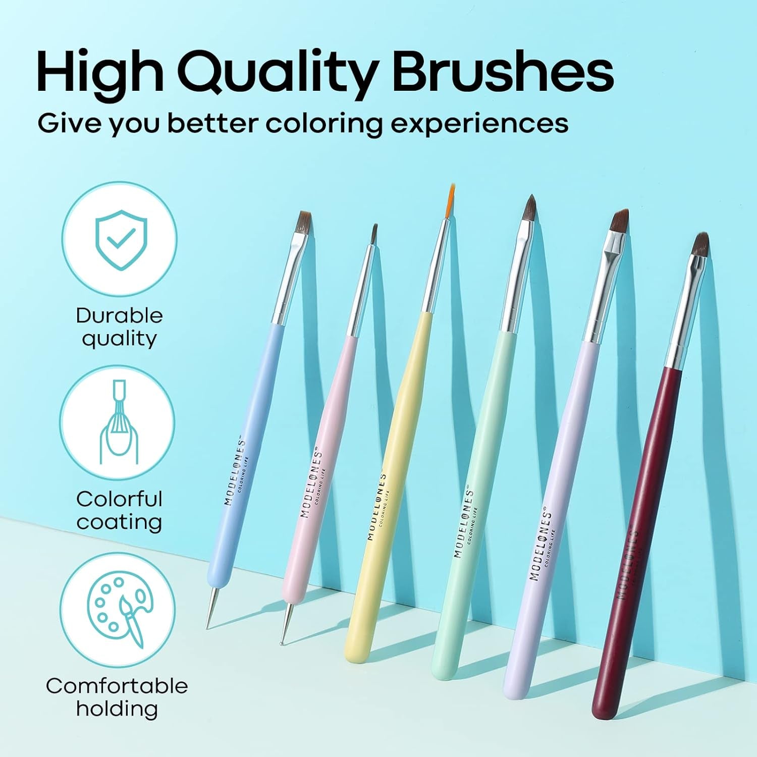 Nail Art Brushes Set - Nail Art Design Pen Painting Tools, Nail Extension Gel Brush, Gel Polish Manicure 