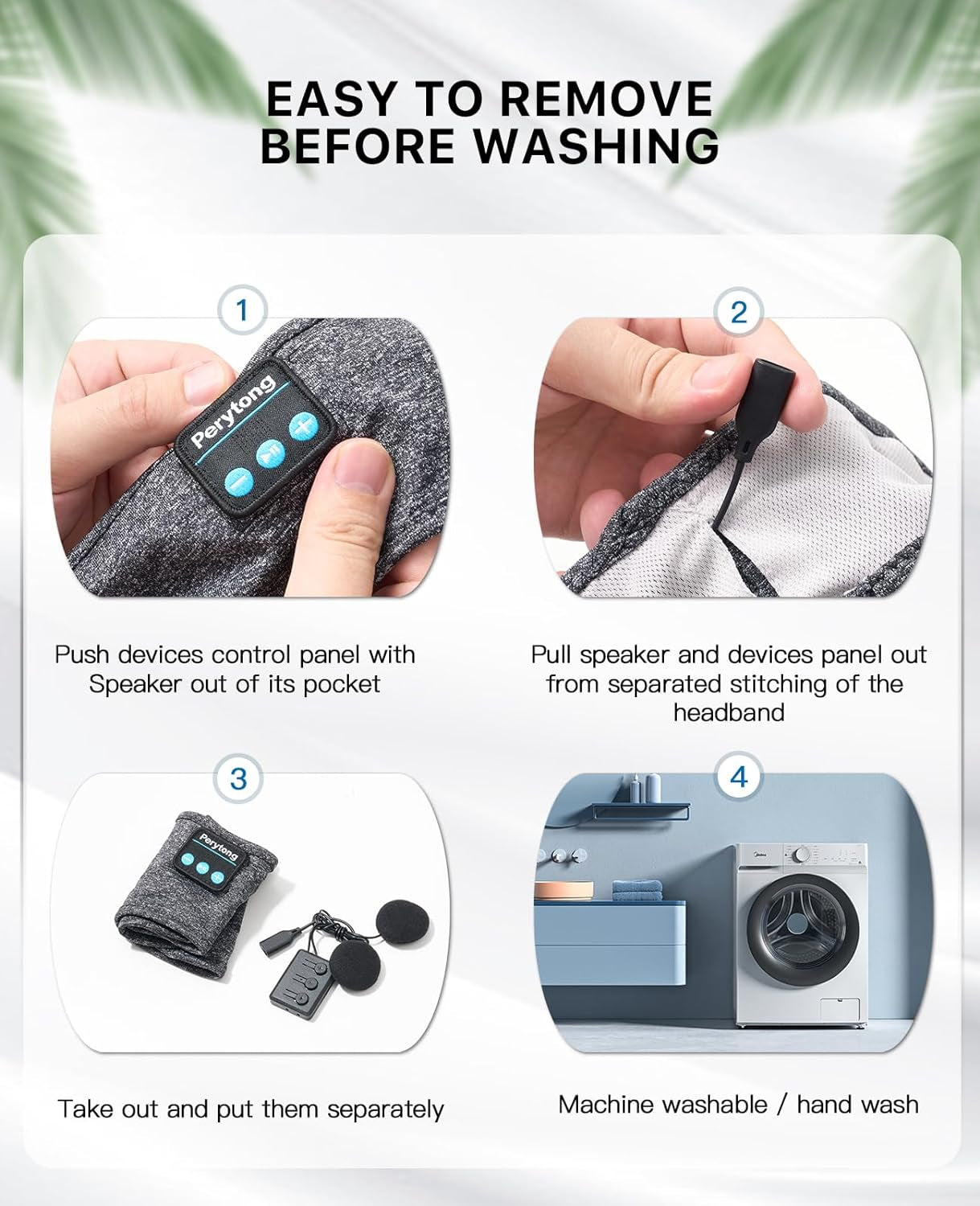 Sleep Headphones Wireless,  Bluetooth Sports Headband Headphones with Ultra-Thin HD Stereo Speakers