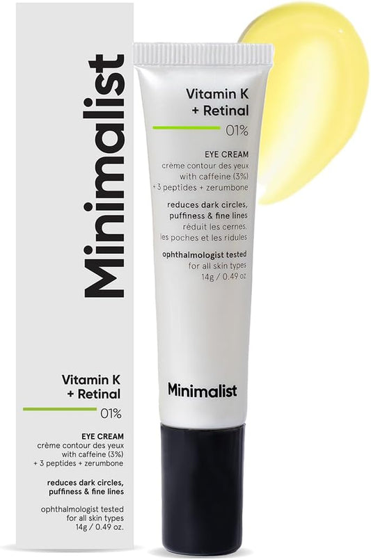 Under Eye Cream for Dark Circles- with Vitamin K & Retinal
