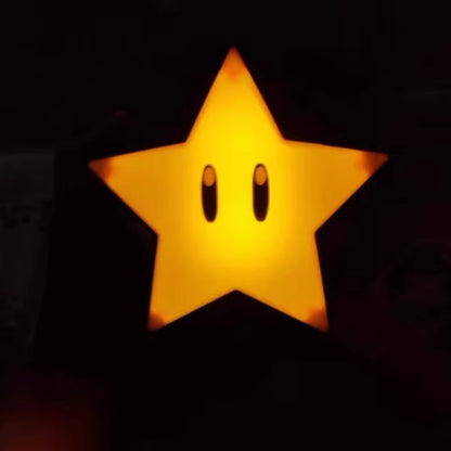 Super Star LED Music Night Light – USB Rechargeable Sound Lamp 