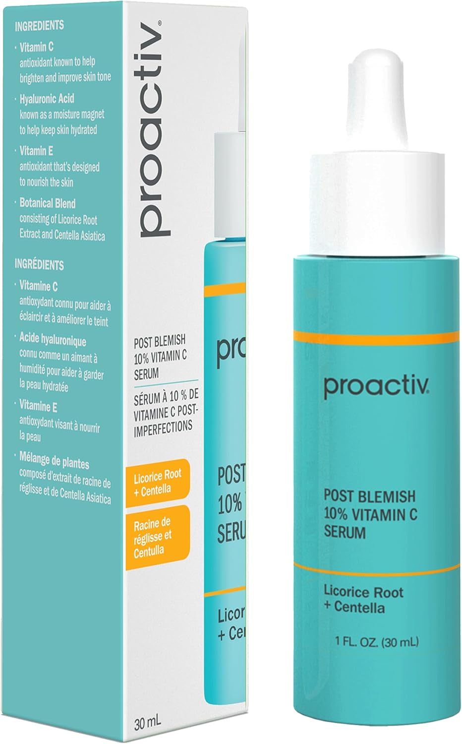 Post Blemish 10% Vitamin C Serum - Targets Dark Spots & Uneven Skin Tone. Formulated for Acne-Prone Skin