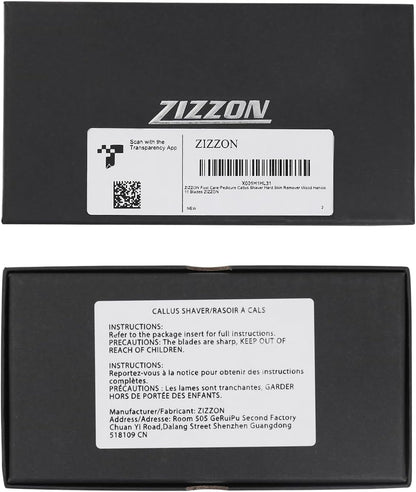 Professional Pedicure Callus Shaver with Wooden Handle and 10 Replacement Blades