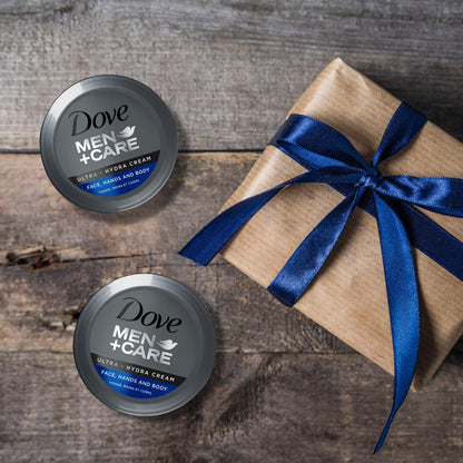 Men+Care Ultra Hydra Cream, Face, Hands and Body Care, All Skin Types, 6 Pack of 2.53 Oz Each
