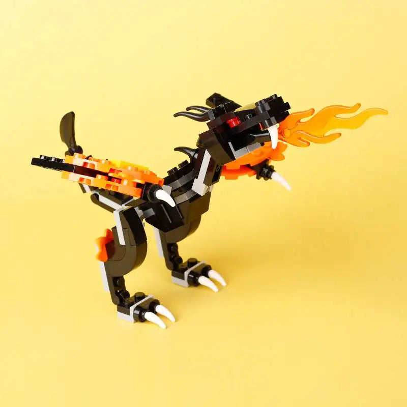 MOC City Creative Building Blocks Accessories Zoo Rhino Lion Kangaroo Wolf Fox Frog Bee Crow Peacock Mini Brick Toy Gifts X021