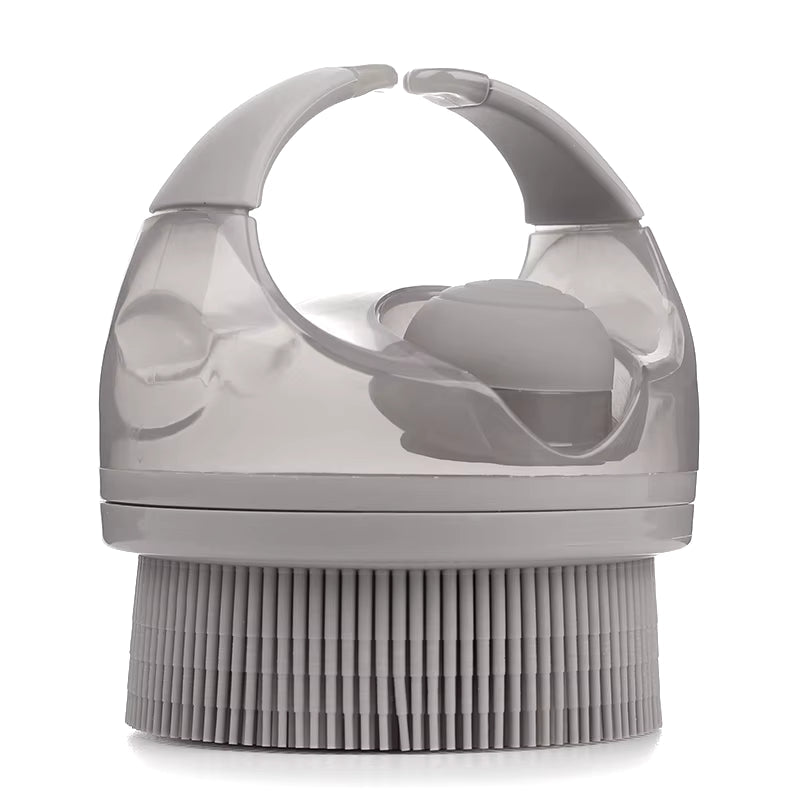 Silicone Body Scrubber Brush – Soft Bristle Bath Brush, Exfoliator & Soap Dispenser Massager