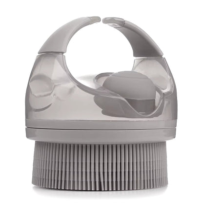 Silicone Body Scrubber Brush – Soft Bristle Bath Brush, Exfoliator & Soap Dispenser Massager