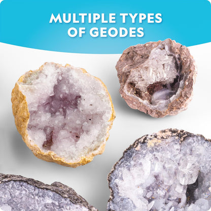 National Geographic Break Open 15 Premium Geodes Kit Goggles STEM