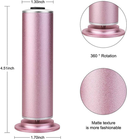 Aluminum File Grinder Adjustable Pedicure Tools with 60pcs Sandpaper