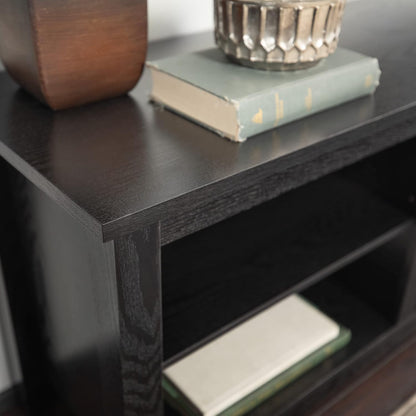 70in Walker Edison TV Console 6 Cubby Storage Stand Charcoal