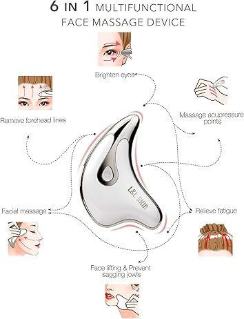 Microcurrent Face Scraping Beauty Instrument – Skin Lifting & Facial Toning Tool