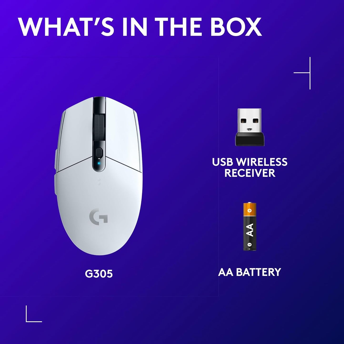 Wireless Lightspeed Gaming G733 Headset+ G305 Mouse Bundle Set