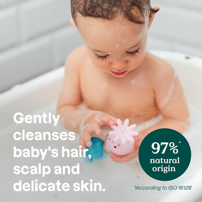 2-In-1 Shampoo and Body Wash for Baby, EWG Verified, Plant- and Mineral-Based Ingredients, Vegan Products for Sensitive Skin, Unscented, 473 Ml (Pack of 3)