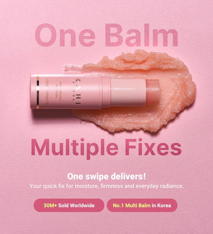 Wrinkle Bounce Multi Balm - DUO EDITION | All-In-One Hydrating Balm Eye Cream Make up Base & Moisture Stick | Daily Moisturizer Stick with Salmon-Derived Sodium DNA (0.32 Oz - Pack of 2)