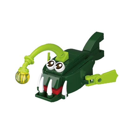 MOC City Creative Building Blocks Accessories Zoo Rhino Lion Kangaroo Wolf Fox Frog Bee Crow Peacock Mini Brick Toy Gifts X021