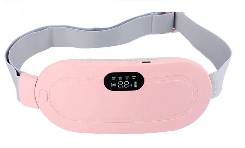 Hot Compress for Pain Relief -Lady Menstrual Heating Pad Belt - Battery Capacity1500mAh, Portable, USB Rechargeable 