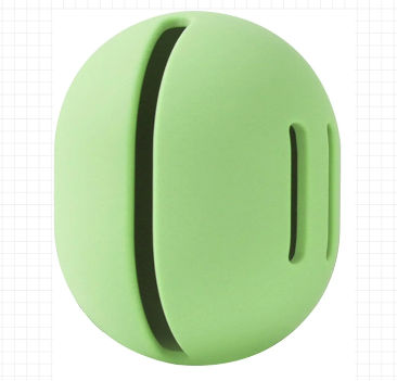 Breathable Silicone Makeup Sponge Case - Travel Beauty Blender Holder for Foundation Puff (Grass Green)