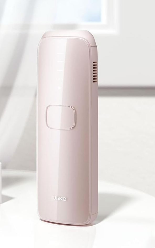 Women's IPL Laser Hair Removal Device with Ice-Cooling Technology - Pink