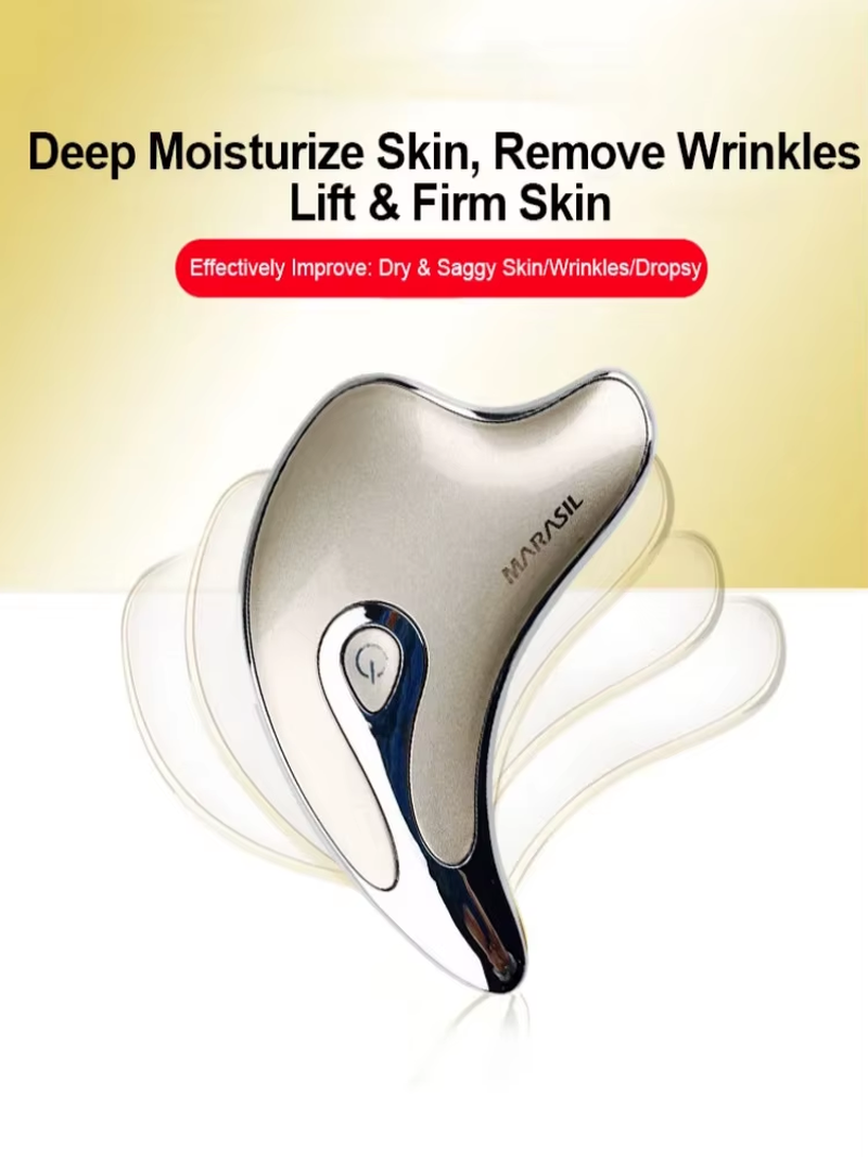 Microcurrent Face Scraping Beauty Instrument – Skin Lifting & Facial Toning Tool