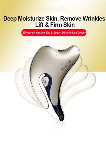 Microcurrent Face Scraping Beauty Instrument – Skin Lifting & Facial Toning Tool