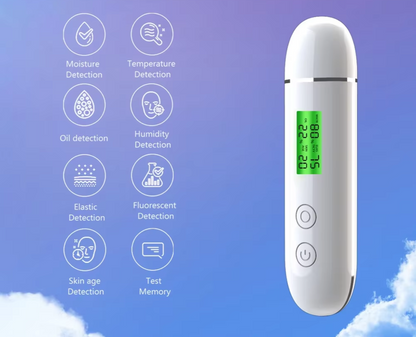  Skin Analyzer Detector - Water Oil Moisture Face Care Tool
