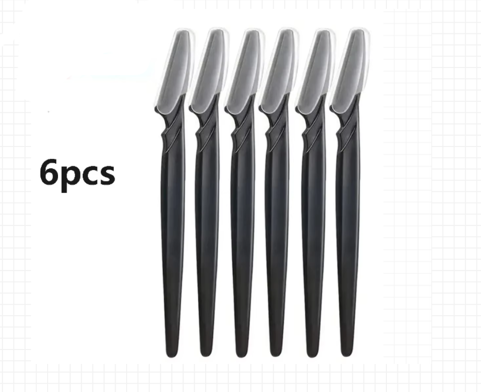 Eyebrow Razor 6pc Set – Safe Face & Body Hair Trimmer Shaver for Women