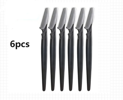 Eyebrow Razor 6pc Set – Safe Face & Body Hair Trimmer Shaver for Women