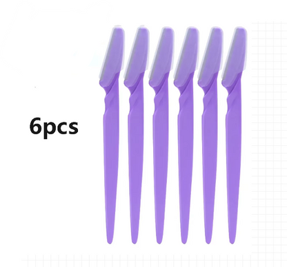 Eyebrow Razor 6pc Set – Safe Face & Body Hair Trimmer Shaver for Women