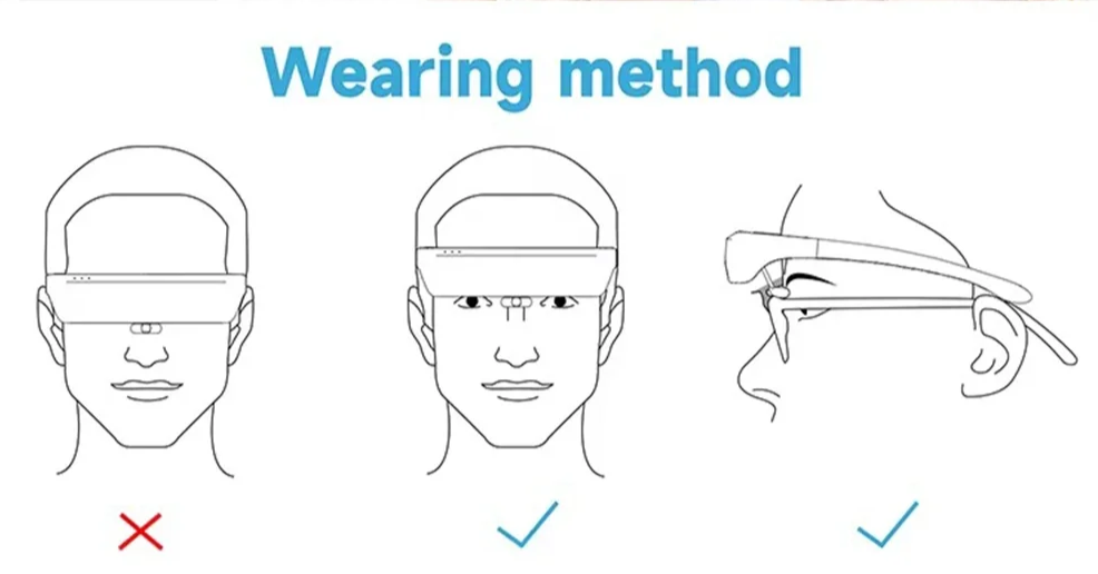 SAD Light Therapy Lamp Depression Mood Therapy Glasses Wearable Led Light anti Motion Sickness SAD Therapy Phototherapy Glasses