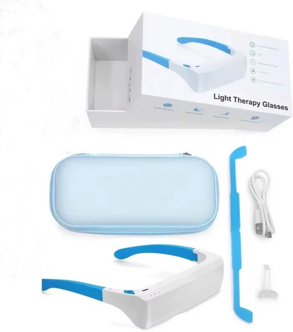 SAD Light Therapy Lamp Depression Mood Therapy Glasses Wearable Led Light anti Motion Sickness SAD Therapy Phototherapy Glasses