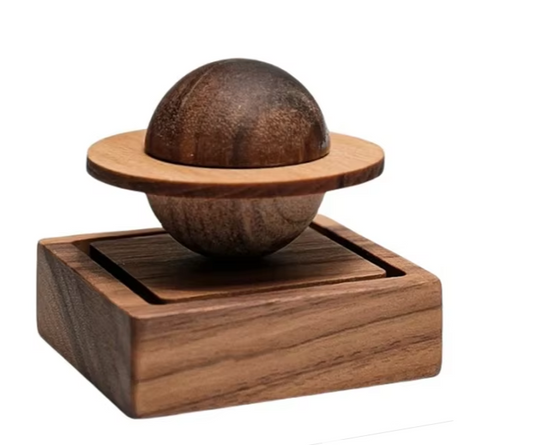 Wood Aroma Diffuser 1Pc – Jupiter Shape Home Decor, Fresh Air Gift for Dorms