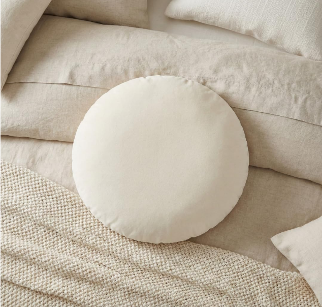 Good Emerald City Faux Fur Round Throw Pillow Decor Bedding Pillow - Wicked 