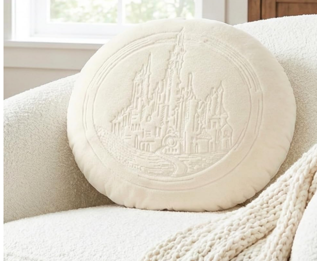 Good Emerald City Faux Fur Round Throw Pillow Decor Bedding Pillow - Wicked 
