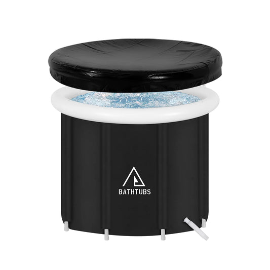 Black Inflatable Bathtub PVC 32" Diameter