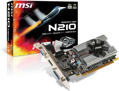 N210-MD1G/D3 Geforce 210 1024 Mb Ddr3 Pci-Express 2.0 Graphics Card Md1G/D3