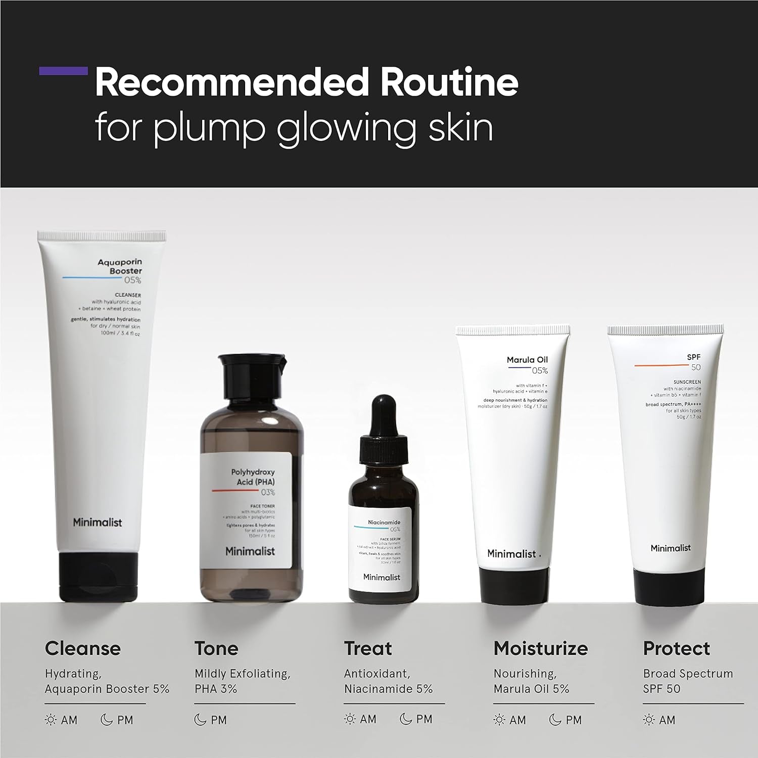 Face Moisturizer for Dry Skin with 5% Marula Oil and Hyaluronic Acid 1.7 Oz / 50 g