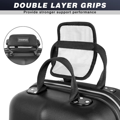 Sturdy Hard Case Golf Travel Bag with Oversized Travel Wheels for Airlines - High Performance 1680D Premium Oxford Fabric Golf Travel Cover