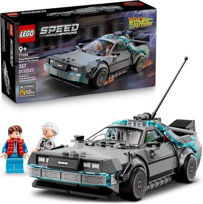 Speed Champions Back to the Future Time Machine Car 2 Build Modes Toy 77256