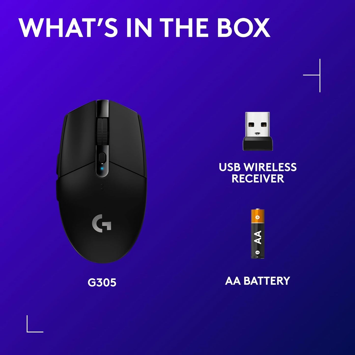 305 Lightspeed Wireless Gaming Mouse, White + Yeti Orb RGB Gaming Microphone with LIGHTSYNC, USB Mic for Streaming