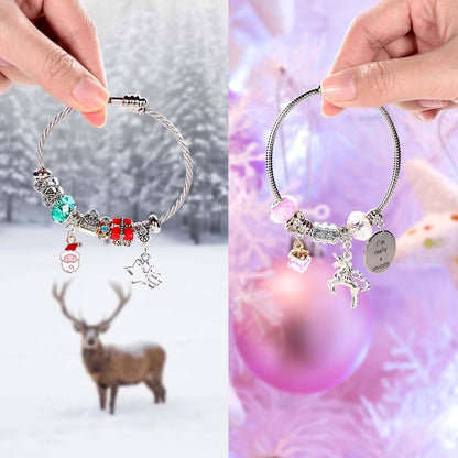 Girls Charm Bracelet Making Kit Unicorn Jewelry Craft Toys Ages 6–12