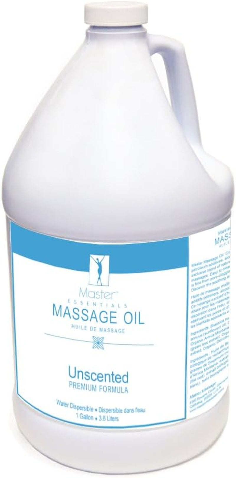 Unscented Superior Grade Massage Oil in 1 Gallon Bottles