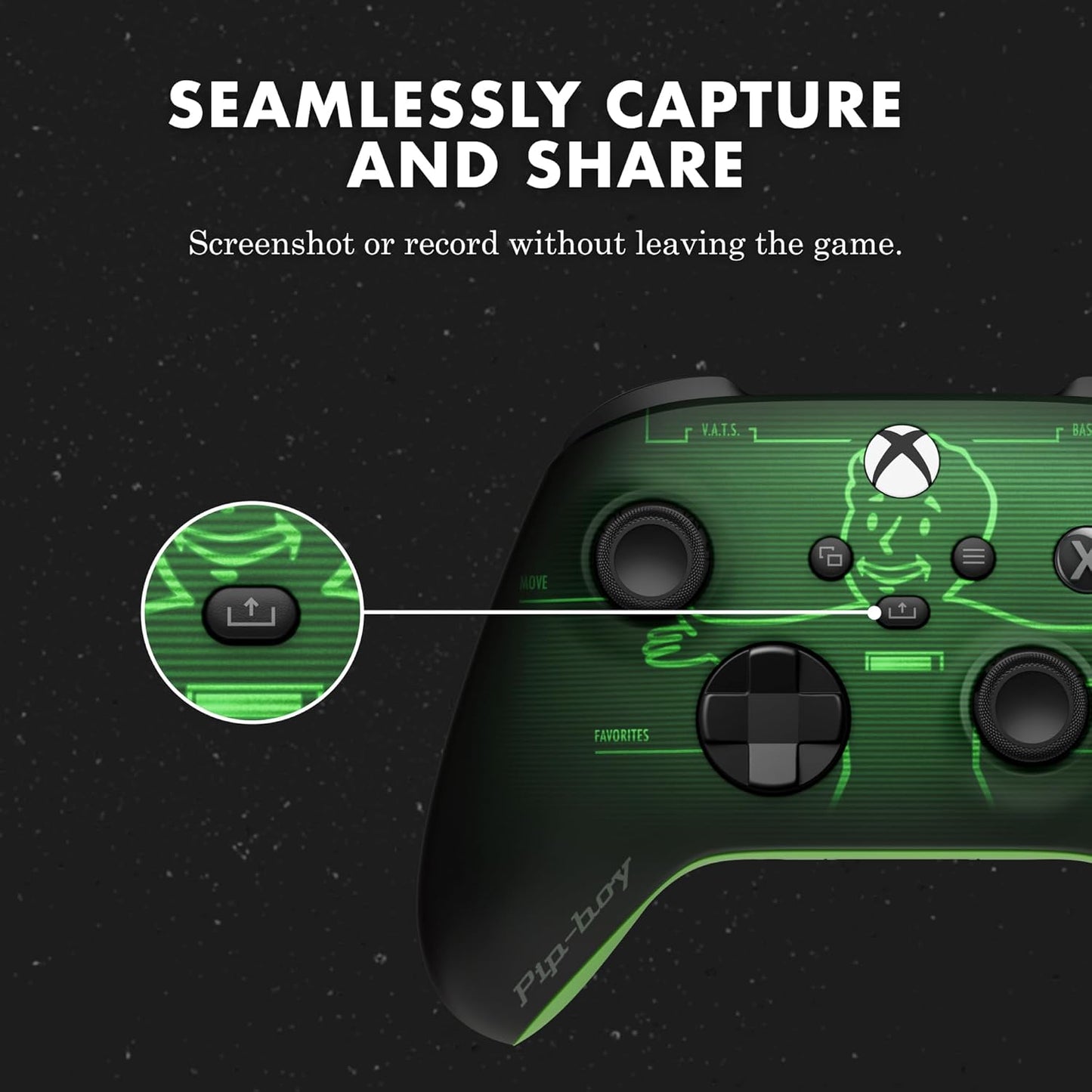 Wireless Gaming Controller – Fallout Pip-Boy Edition – Play on Console, Windows, and Cloud Devices