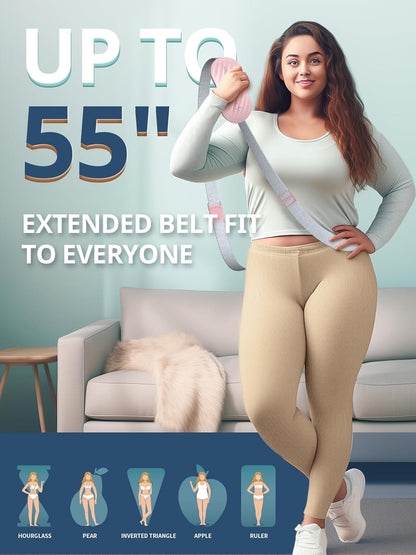 Heating Pad for Period Cramps, Portable Heat Pad for Menstrual Period Pain Relief Electric Cordless Heating Belt W/ 4 Heat Levels for Back, Belly, Stomach, Gift for Girl Women, Pink