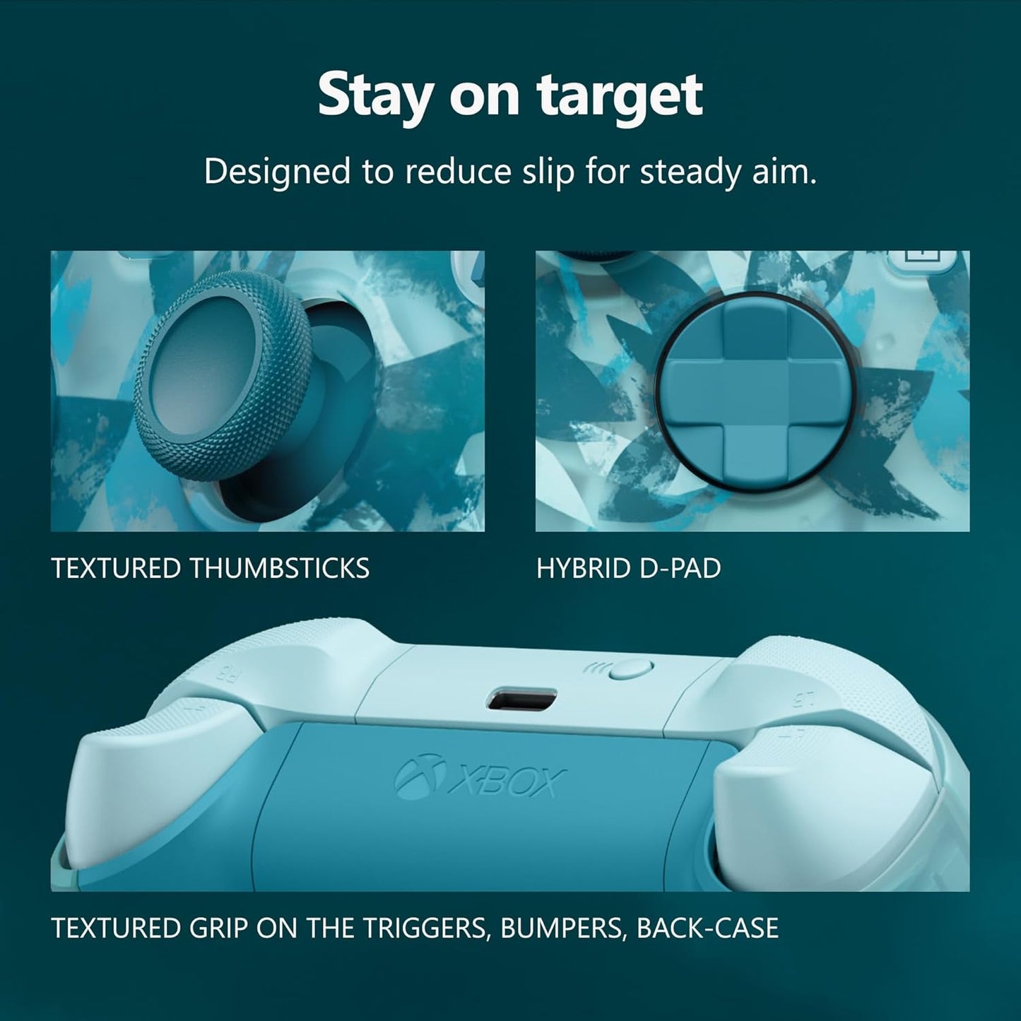 Wireless Controller Ice Breaker Special Edition - Wireless & Bluetooth Connectivity - New Hybrid D-Pad & Share Button - Featuring Textured Grip